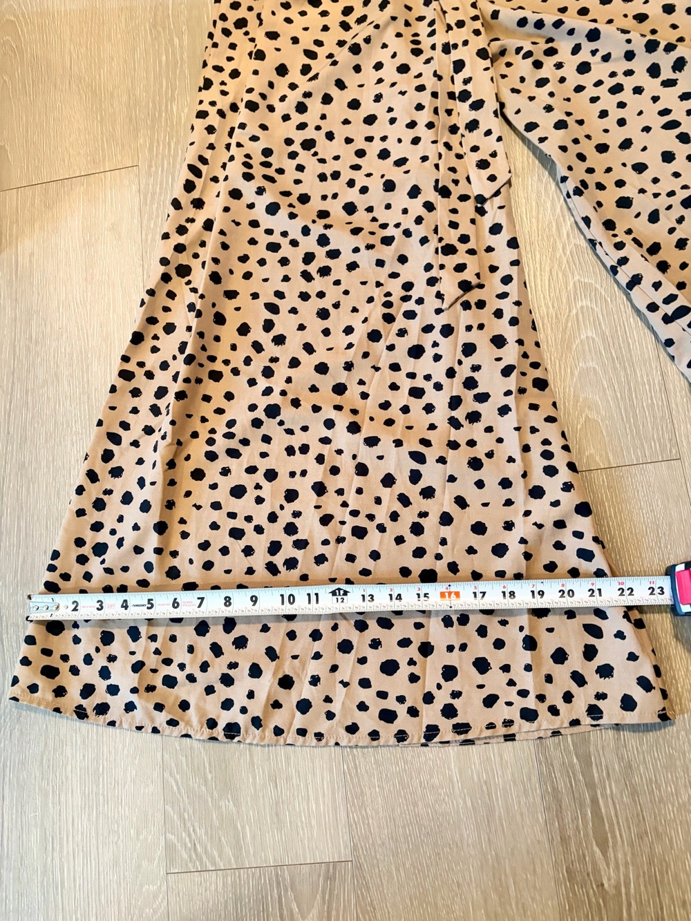 Wide Leg Leopard Jumpsuit - Picture 4 of 10